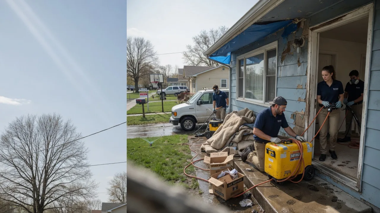 Basement Flood Cleanup in Hutchinson, KS near me